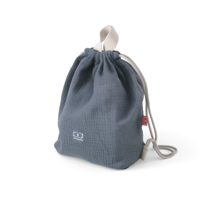 Kids set snack box + backpack blue