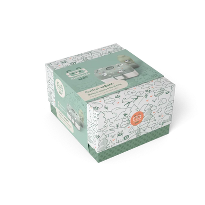 Kids gift box MB Tresor green Raccoon