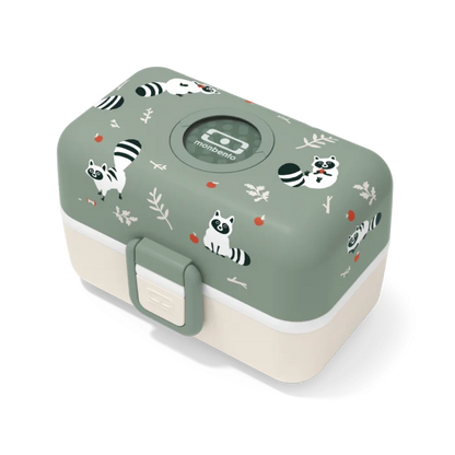 Set lunch boxes parents/kids green