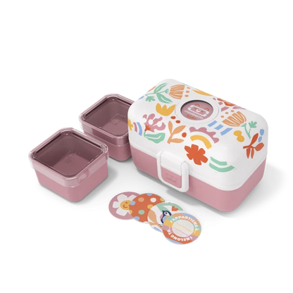 Set lunch box mother-daughter graphic Papercut