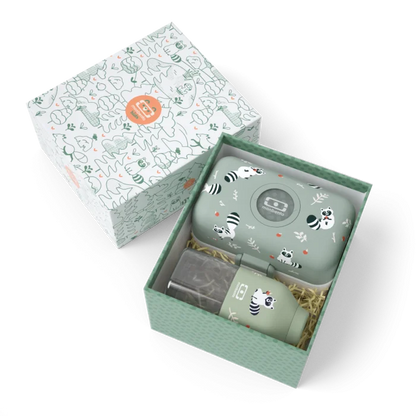 Kids gift box MB Tresor green Raccoon