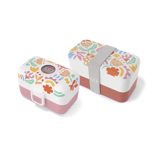 Set lunch box mother-daughter graphic Papercut