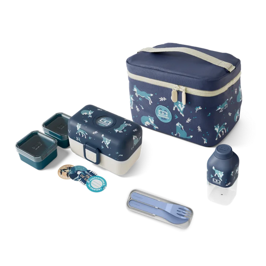 Set kids Tresor blue Wolf