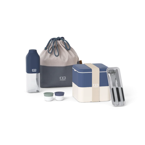 Set MB Square blue Natural