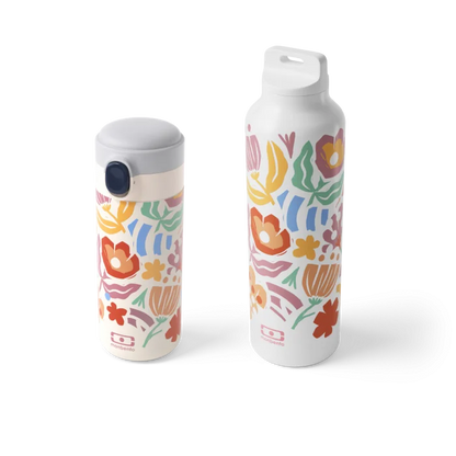 Set bottles mother-daughter graphic Papercut