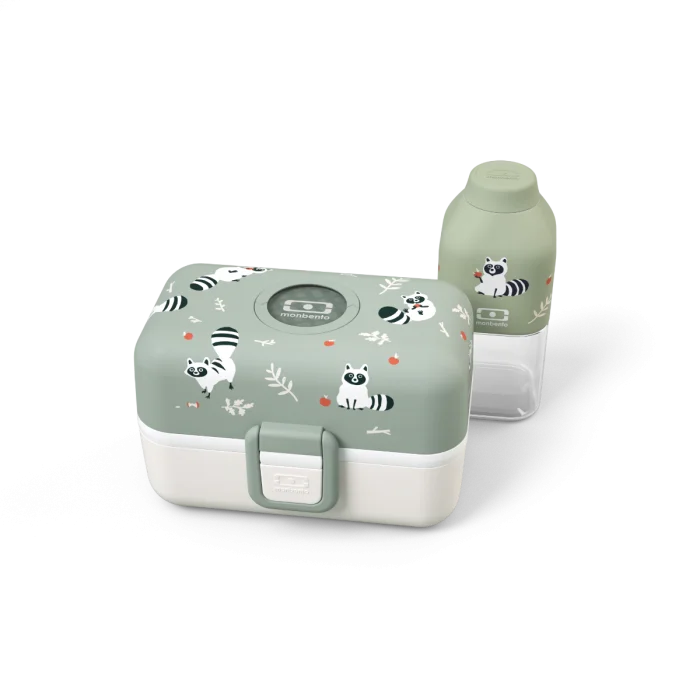 Kids gift box MB Tresor green Raccoon
