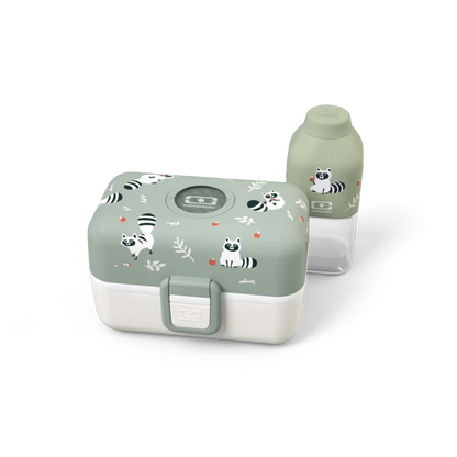 Kids gift box MB Tresor green Raccoon
