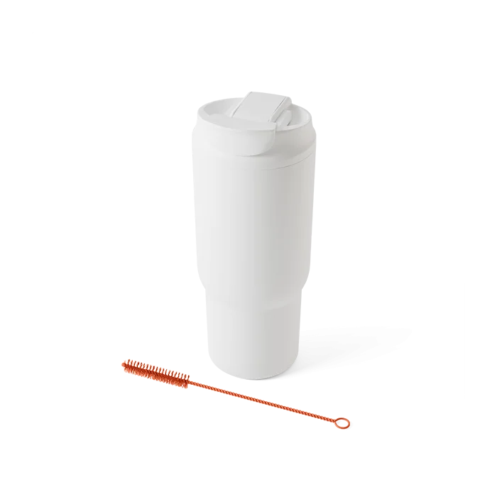 Straw Brush Travel Mug