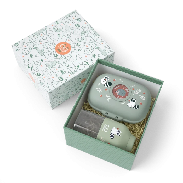 Kids gift box MB Gram green Raccoon