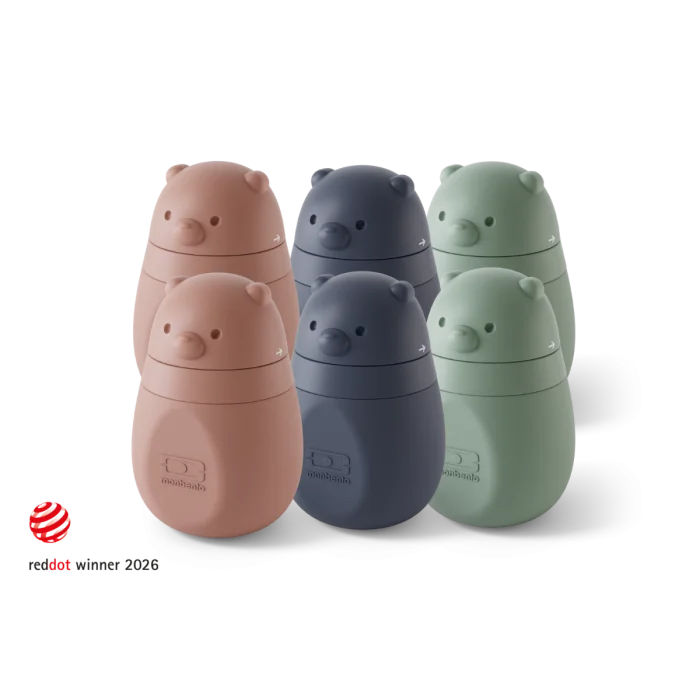 Set of 6 reusable Yummy squeeze pouches - Colours of your choice