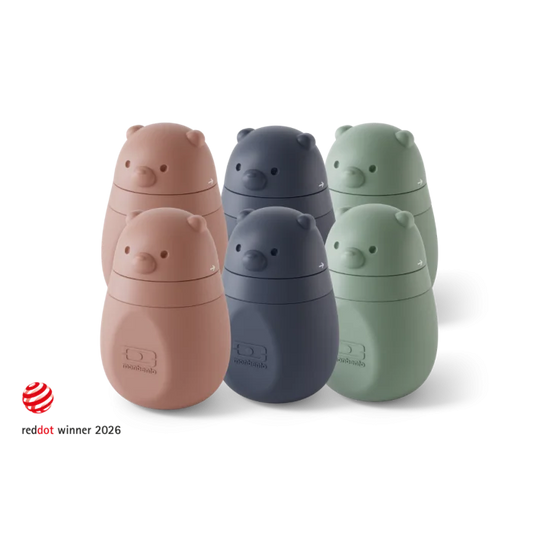 Set of 6 reusable Yummy squeeze pouches - Colours of your choice