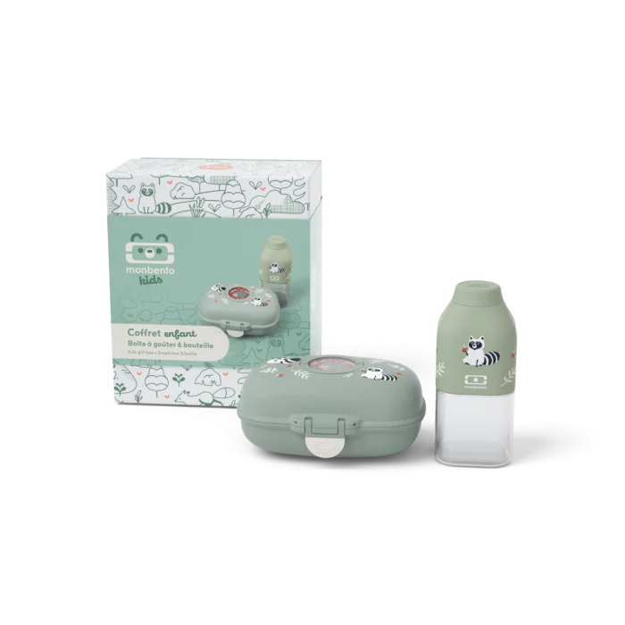 Kids gift box MB Gram green Raccoon