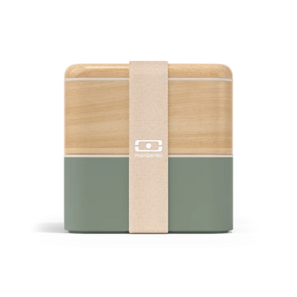 MB Square Wood/green Natural