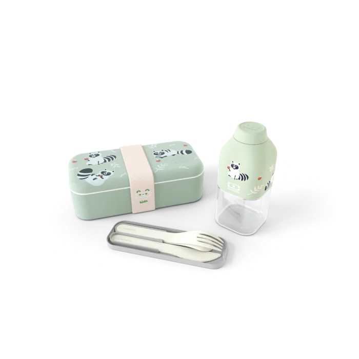 Kids gift box MB Foodie green Raccoon