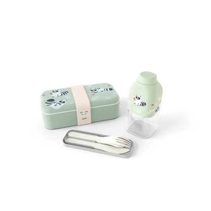 Kids gift box MB Foodie green Raccoon